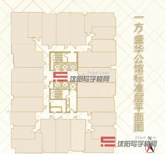 盛华公馆平层图