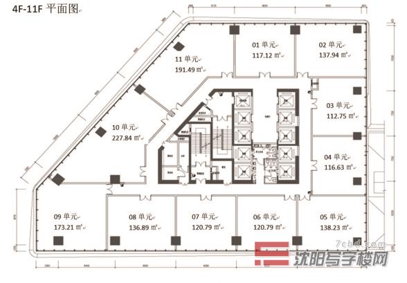 4-11F平层图