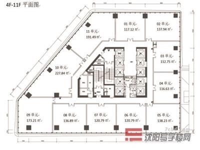 旭辉中心4-11F信息