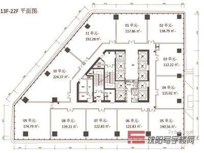 旭辉中心13-22F信息