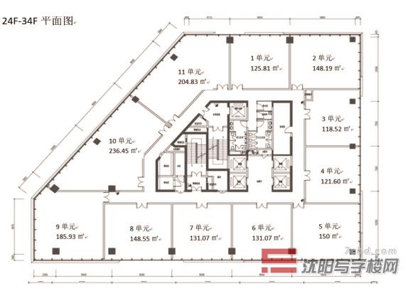 24-34F平层图