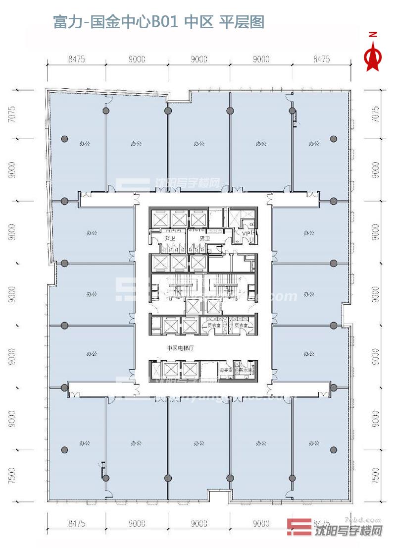 富力-国金中心平层图