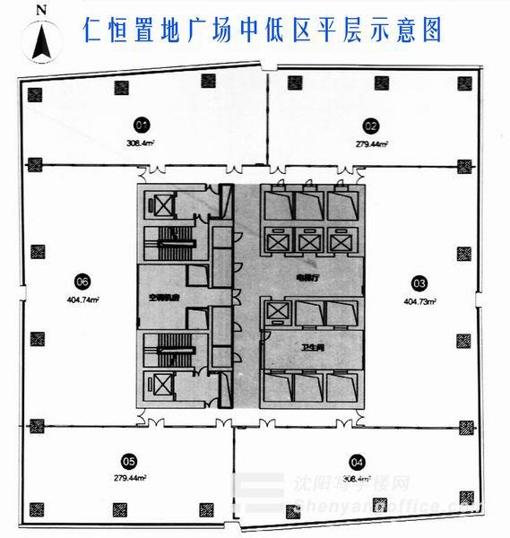 仁恒置地低区平层图