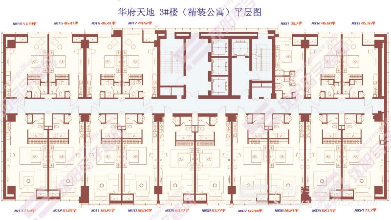 3号楼公寓平层图