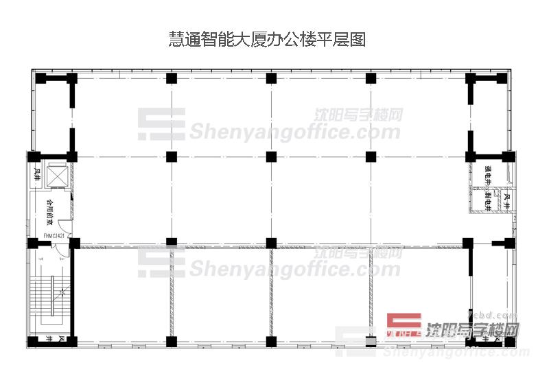 慧通智能大厦平层图