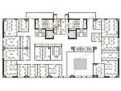 蓝鲸SOHO-君汇中心平层图